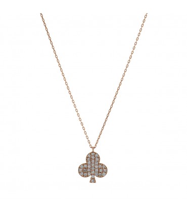 Diamonds and gold necklace