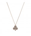 Diamonds and gold necklace