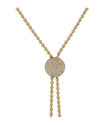 Cartier Draperie de Décolleté diamonds and gold necklace