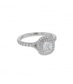 Tiffany & Co. Soleste diamonds and platinum ring