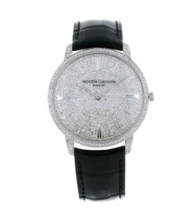 Vacheron Constantin Patrimony diamonds and 18k gold watch