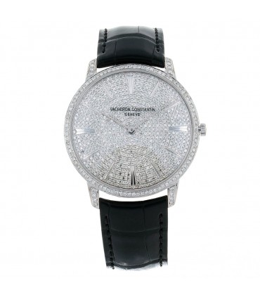 Vacheron Constantin Patrimony diamonds and 18k gold watch