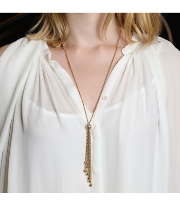 Cartier Draperie de Décolleté diamonds and gold necklace