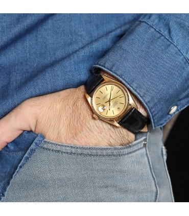 Rolex DateJust gold watch Circa 1981