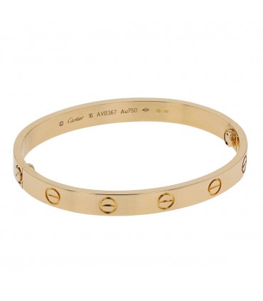 Cartier Love gold bracelet Size 16