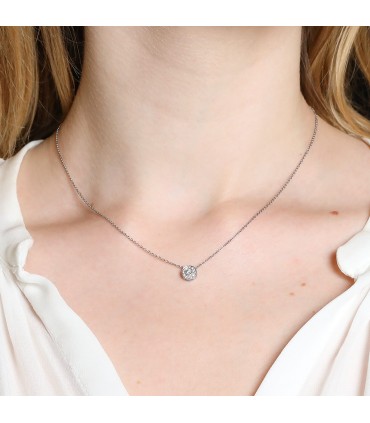 Tiffany & Co. Soleste diamonds and platinum necklace