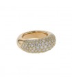 Bague jonc diamants