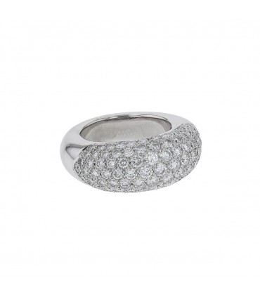 Bague jonc diamants