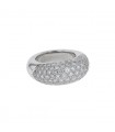 Bague jonc diamants