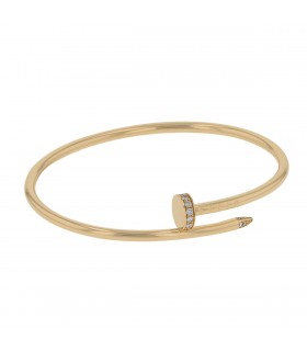 Cartier Juste un Clou gold and diamonds bracelet