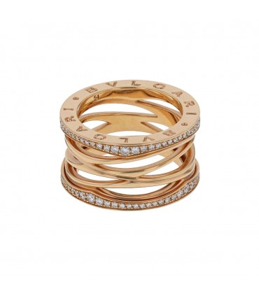 Bulgari B.Zero 1 diamonds and gold ring