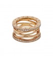 Bulgari B.Zero 1 diamonds and gold ring