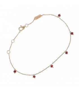 Djula garnets and gold bracelet