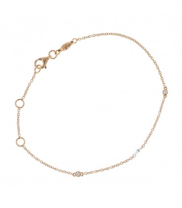 Djula diamonds and gold bracelet