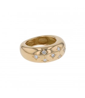 Chaumet Feu d’Artifices diamonds and gold ring