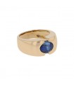 Sapphire and gold ring