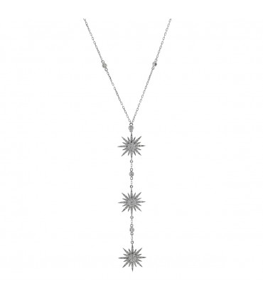 Djula Soleil diamonds and gold necklace