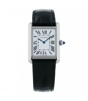 Cartier Tank stainless steel watch