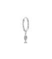 Djula diamonds and gold mono earring