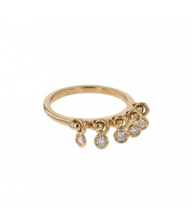 Dior Coquine diamonds and gold ring