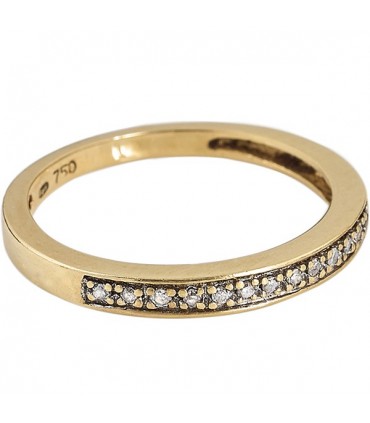 Diamonds and gold ring