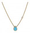 Boucheron Serpent Bohème turquoise, diamond and gold necklace