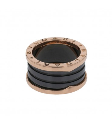 Bulgari B.Zero 1 ceramic and gold ring