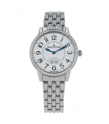 Jaeger Lecoultre Rendez-Vous diamonds and stainless steel watch