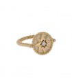 Dior Rose des Vents mother-of-pearl, diamond and gold ring