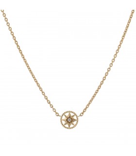 Dior Rose des Vents diamond and gold necklace