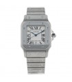 Cartier Santos stainless steel watch