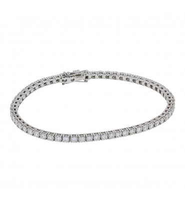 Diamonds and gold bracelet