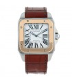 Cartier Santos 100 gold and stainless steel watch
