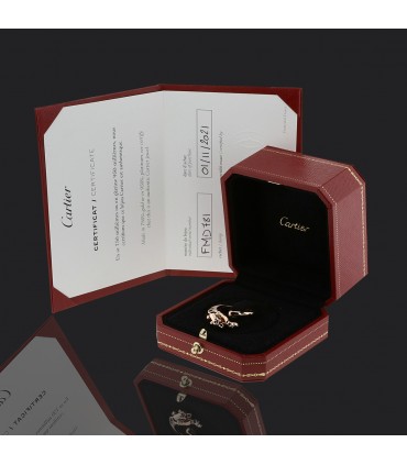 Cartier Panthère tsavorite garnet, lacquer, onyx and gold ring