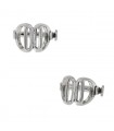 Silver cufflink