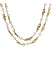 Pearls and gold necklace