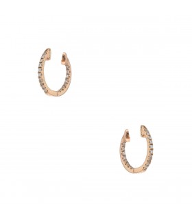Djula Obsession diamonds and gold earrings