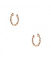 Djula Obsession diamonds and gold earrings