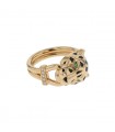 Cartier Panthère tsavorite garnet, diamonds and gold ring