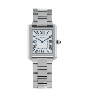 Cartier Tank stainless steel watch