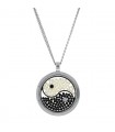 Chopard Happy Yin Yang pearls, onyx, diamond and gold necklace