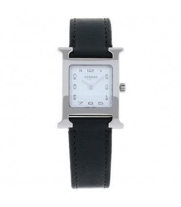 Hermès Heure H stainless steel watch