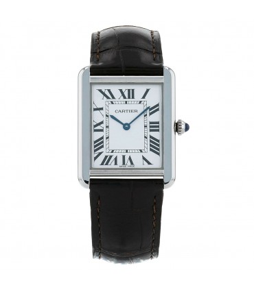 Cartier Tank stainless steel watch