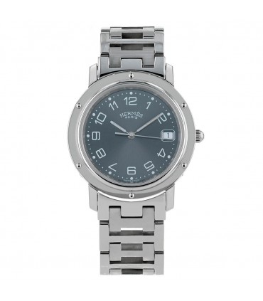 Hermès Clipper stainless steel watch