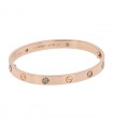 Bracelet Cartier Love 4 Diamants Taille 17