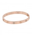 Bracelet Cartier Love 4 Diamants Taille 17