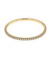 Diamonds and gold bracelet