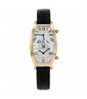Cartier Tonneau 18k gold watch