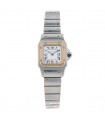 Cartier Santos stainless steel and gold watch