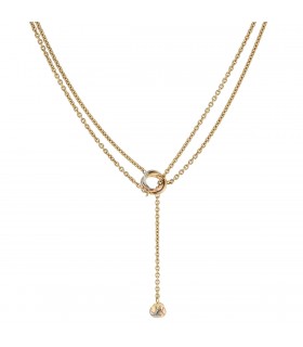 Cartier Baby Trinity three-tones gold necklace